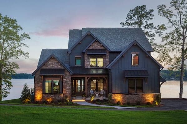 hgtv dream house at dusk