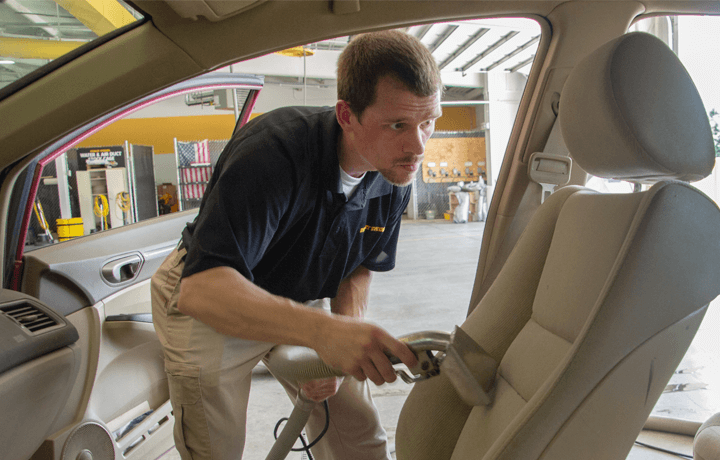 The best car upholstery cleaning.