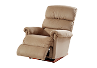 Beige recliner chair