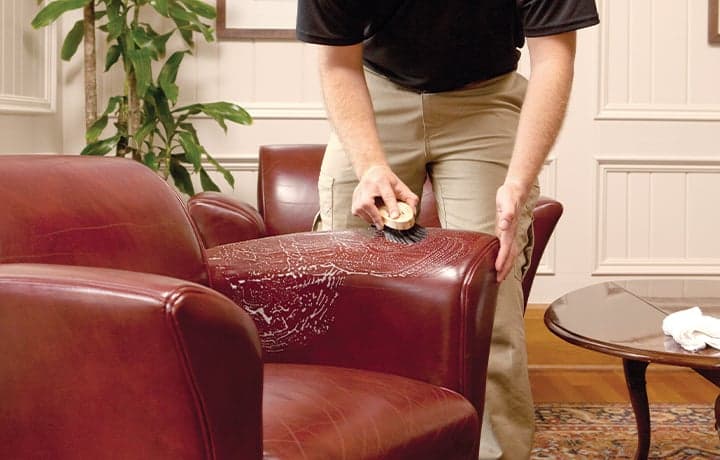 Professional cleaning leather chair Professional cleaning leather chair