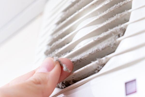 Dusty tabletop in home