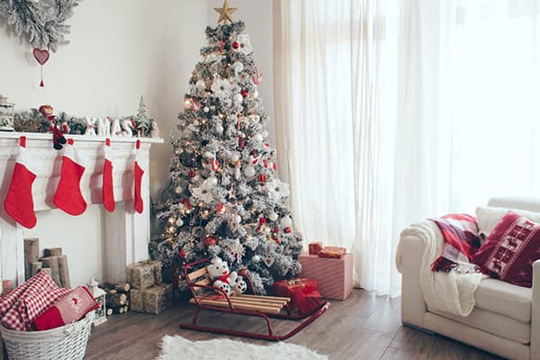 Small table set for Thanksgiving