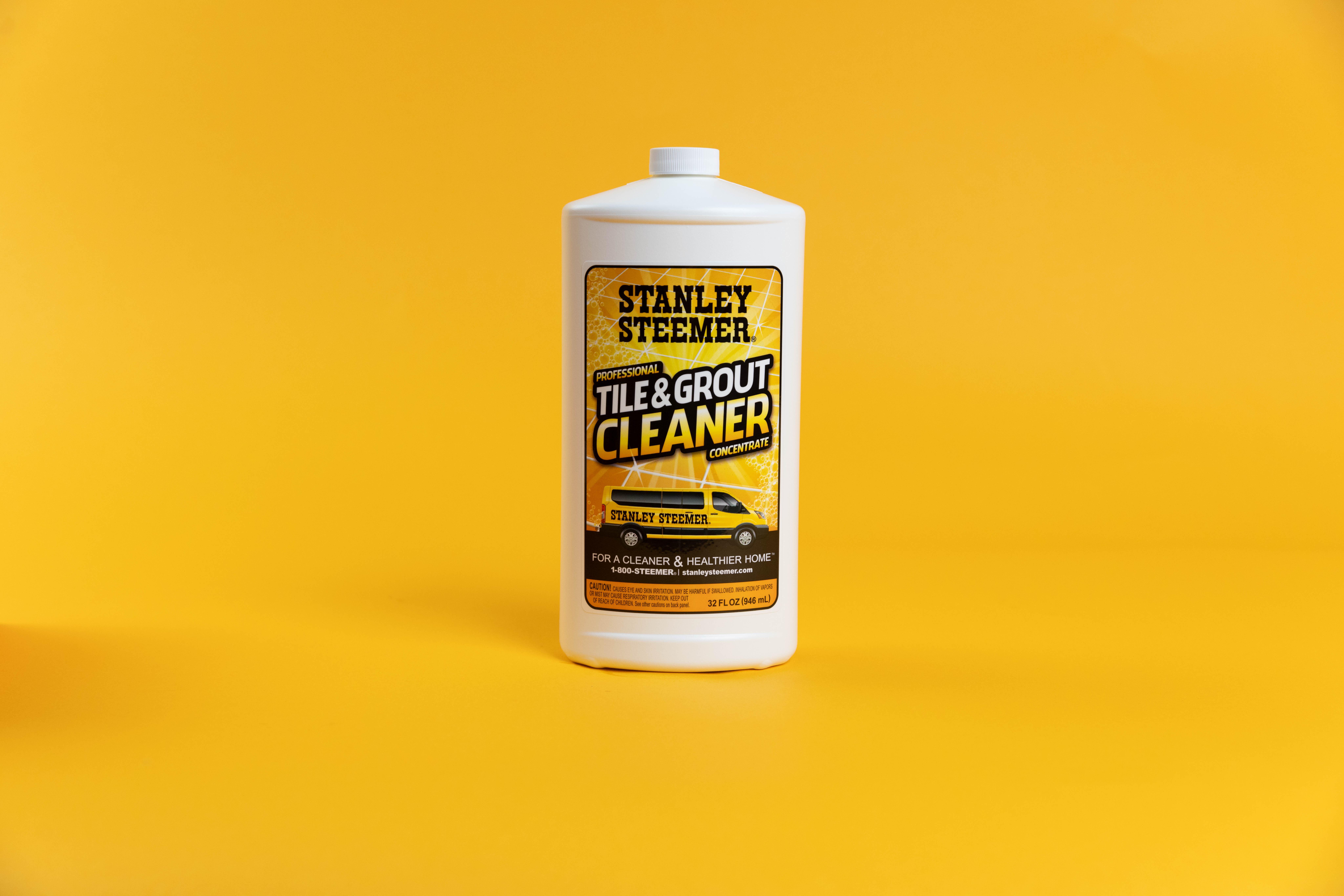 Tile and Grout Cleaner stanley steemer tile and grout cleaner against orange background