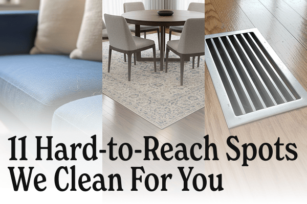photos of hard to reach spots in your home